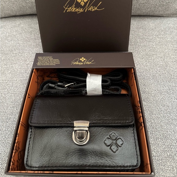 Patricia Nash Lanza, Mini, leather Crossbody
 NiB - Picture 1 of 5